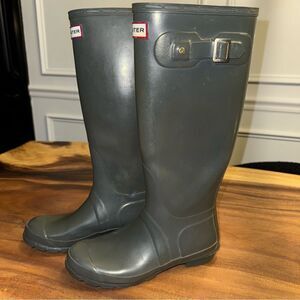 Hunter Original Gloss Tall Rain Boots Sz7